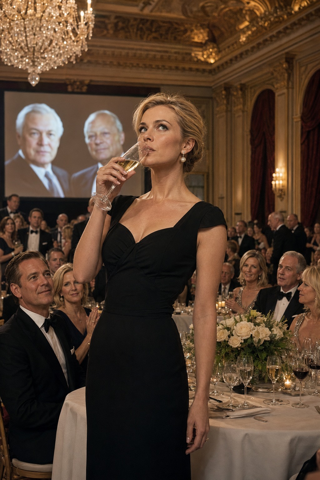‘This is my daughter, Heather — no degree, no future, just freeloads off the family,’ my dad joked into the mic, and 200 guests laughed. I just raised my champagne and said, ‘Cheers. This is the last time any of you will see me,’ then walked out. He thought I was the family failure. By Monday morning, a letter on his desk told him the truth: I secretly owned …