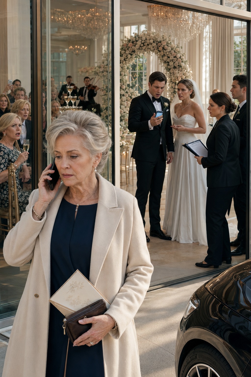 My Son Looked Me In The Eye At His Wedding And Said, “Did You Really Think You’d Be Invited?” His Bride Smiled Like I Was Dirt On Her Dress. I Smiled Back And Said, “I Understand Perfectly.” Then I Walked Out, Called My Lawyer, And Somewhere Between The Vows And The Champagne Toast, Ethan’s Phone Started Vibrating Inside His Tux—Because The Woman He Had Just Thrown Away Was The Only Reason He Had A House, A Job, And A Life Worth Showing Off.