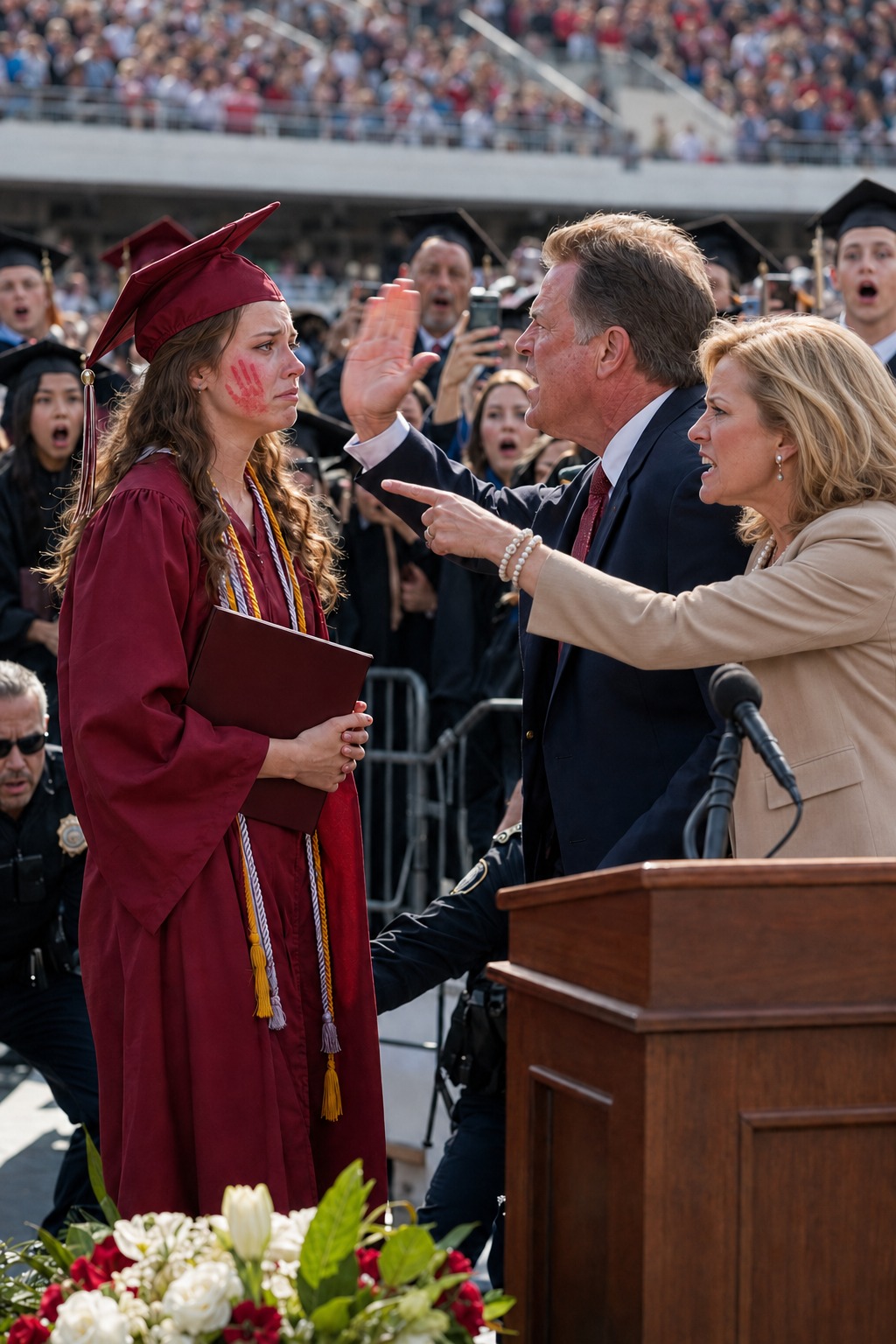 My Parents Slapped Me At My Own Graduation And Screamed “You Don’t Deserve That Degree”—But The Tuition Records, A Frozen Retirement Fund, And One Viral Speech Made Them Beg For My Silence…