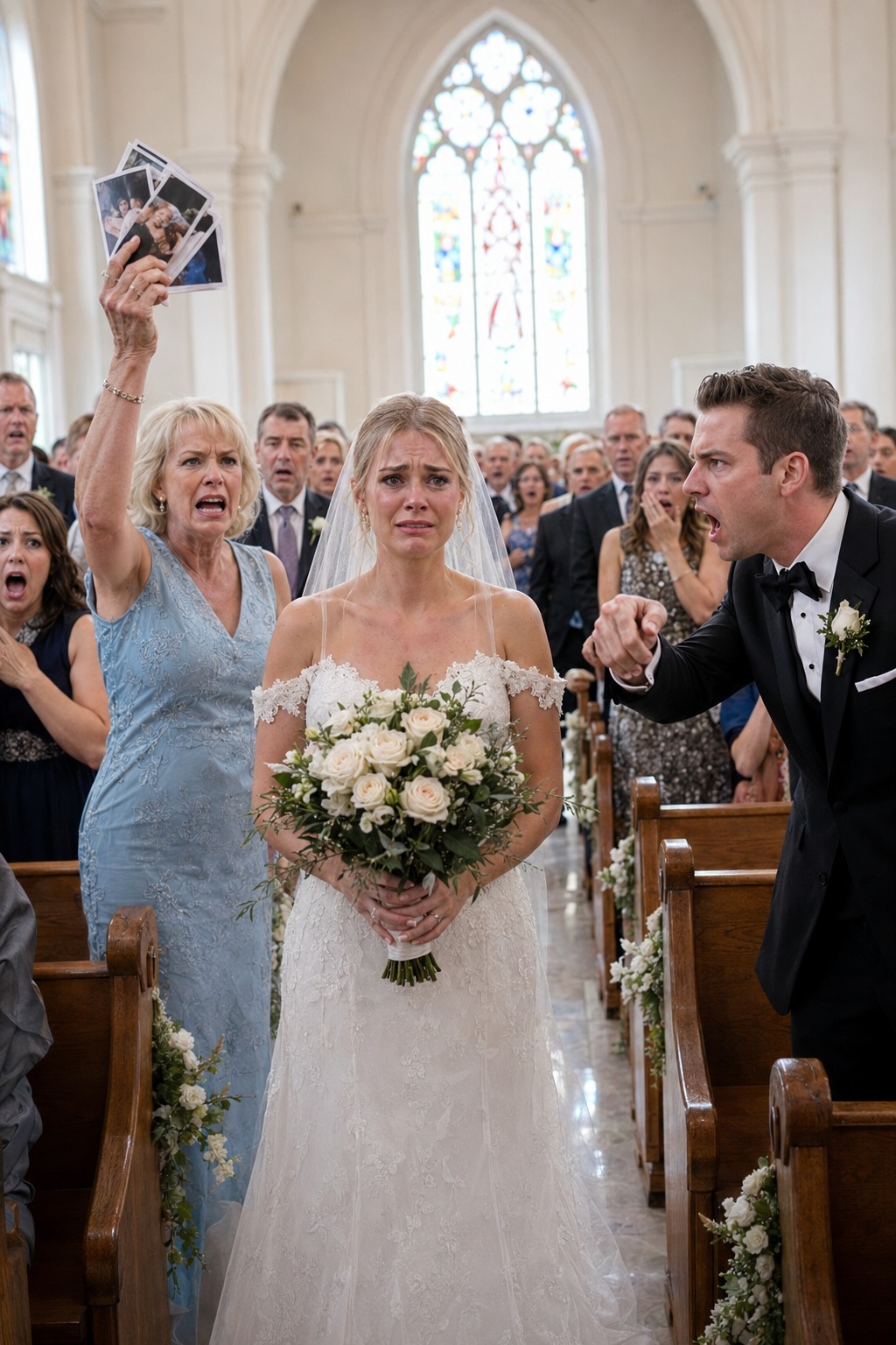 They Planned To Humiliate My Daughter At The Wedding. I found out in a hotel service corridor, listening to my future son-in-law laugh about fake cheating photos, stolen gifts, and dumping her at the altar. I said nothing. Instead, I quietly rented a second ballroom and hired forty actors to play our “guests.” At 3:30 p.m. on the wedding day, my future in-laws proudly began their scam—without realizing they were on my stage.