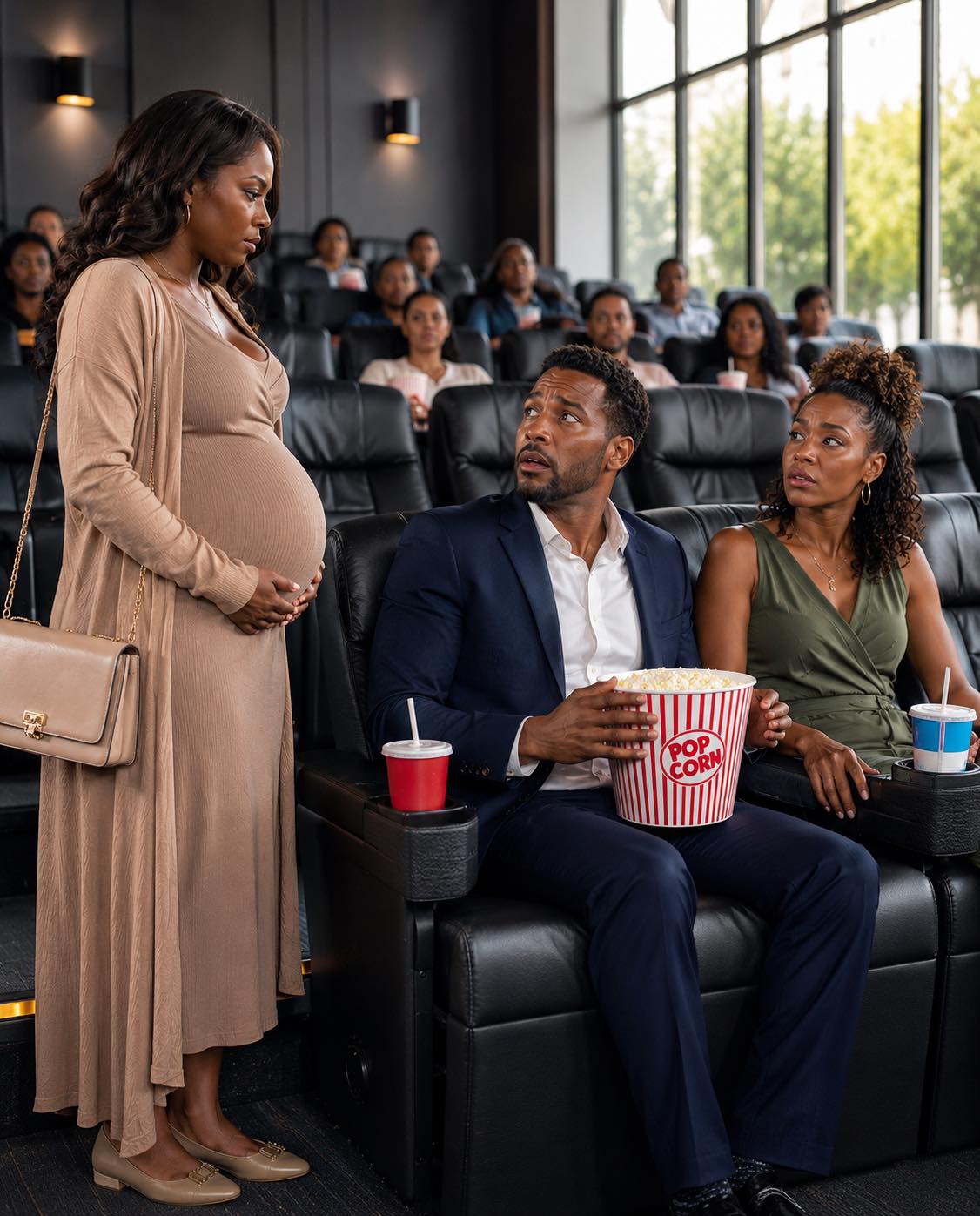 My Husband Brought His Mistress To A Luxury Theater And Discussed How To “Take Care Of” Our Unborn Child After Stealing My Inheritance