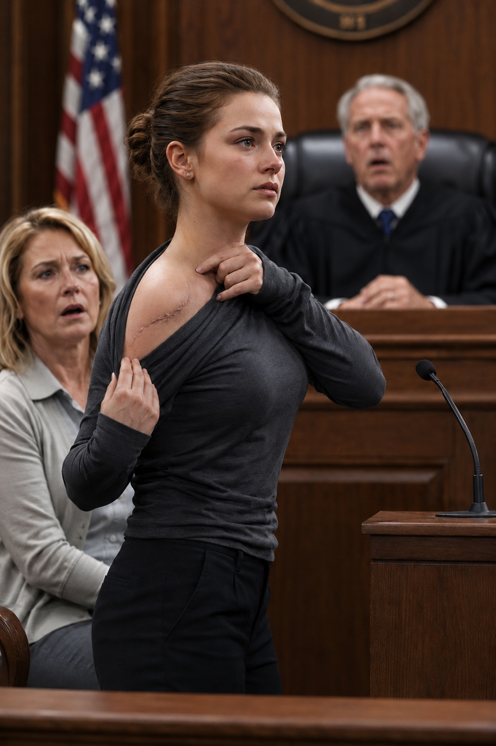 My own family hauled me into court, calling me a fake soldier. “She invented all of it,” my mother swore under oath… but I stayed silent—I only looked at the judge.