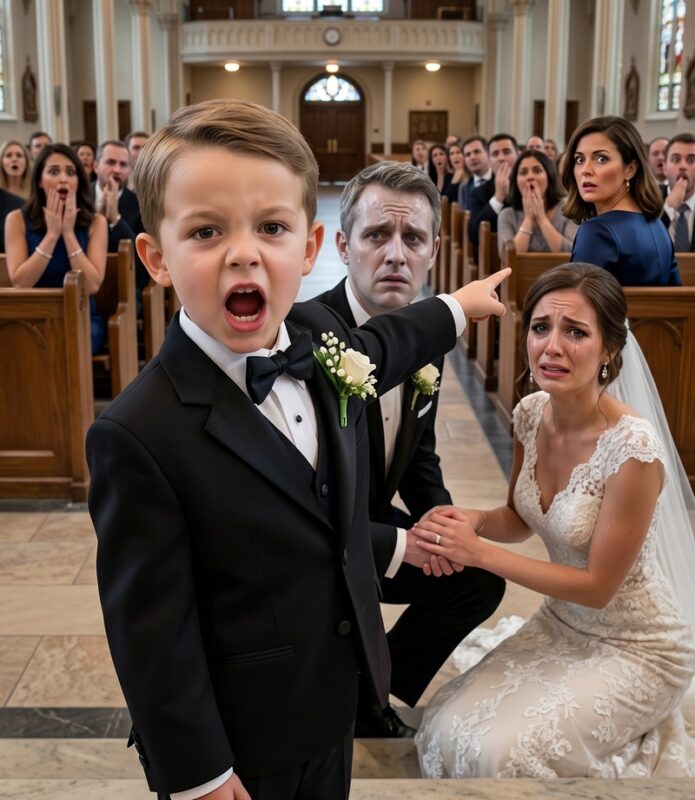 On Our Wedding Day, My Fiancé’s 5-Year-Old Son Ran to the Altar and Shouted, “Dad, You Already Have a Wife!” - Happy Souls - For a positive heart