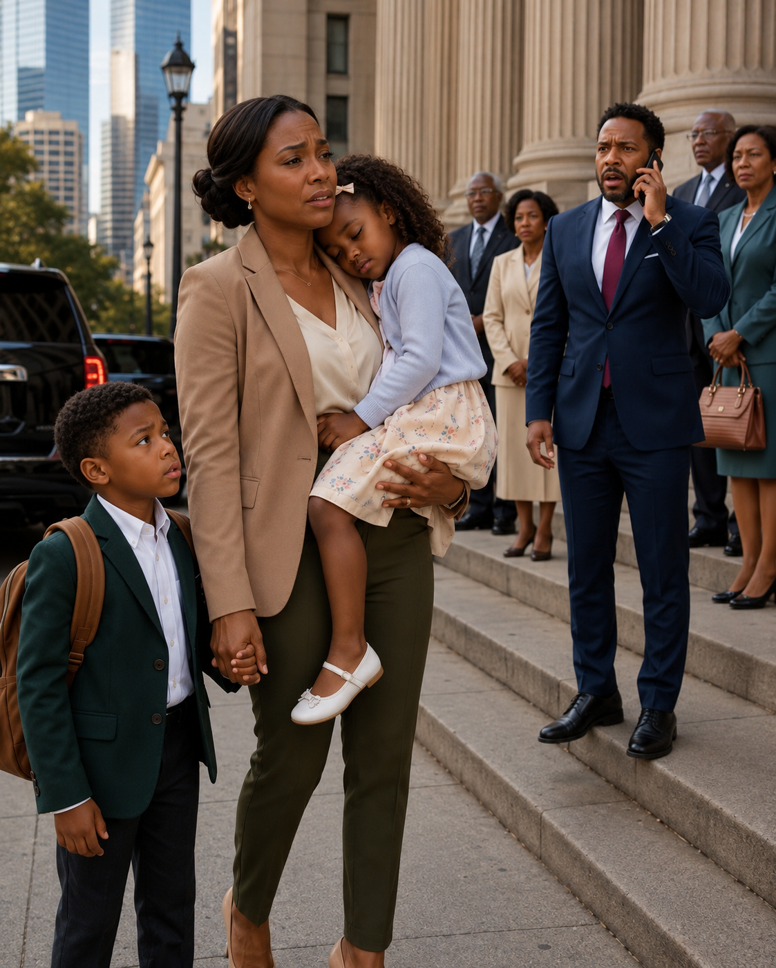 Five minutes after signing the divorce papers, my ex rushed off to celebrate her lover’s baby at a luxury clinic… while I was taking our children out of the country…