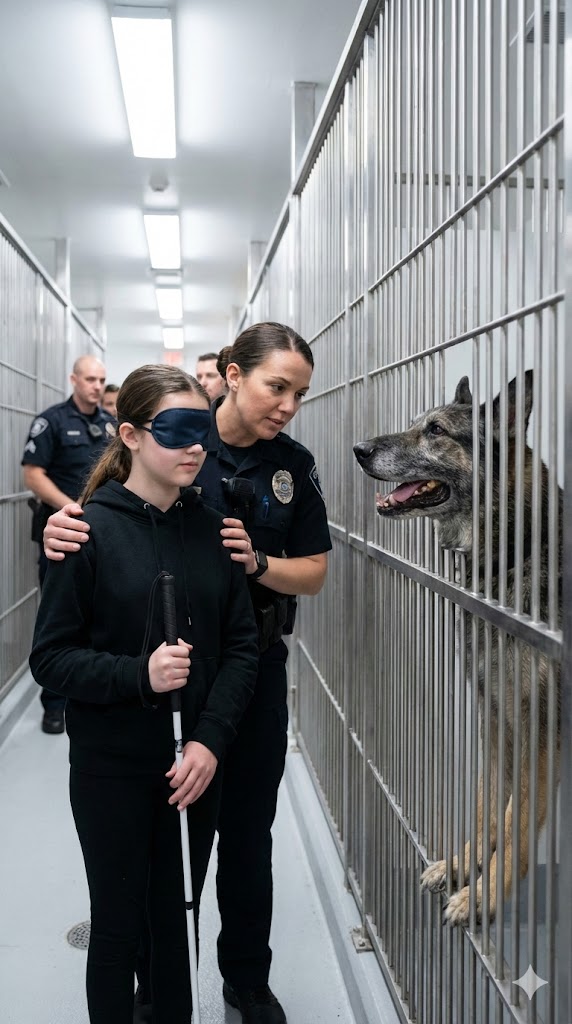 A Blind Girl Came Face to Face With a Feared Police Dog—What the Retired K9 Did Next Stunned Everyone