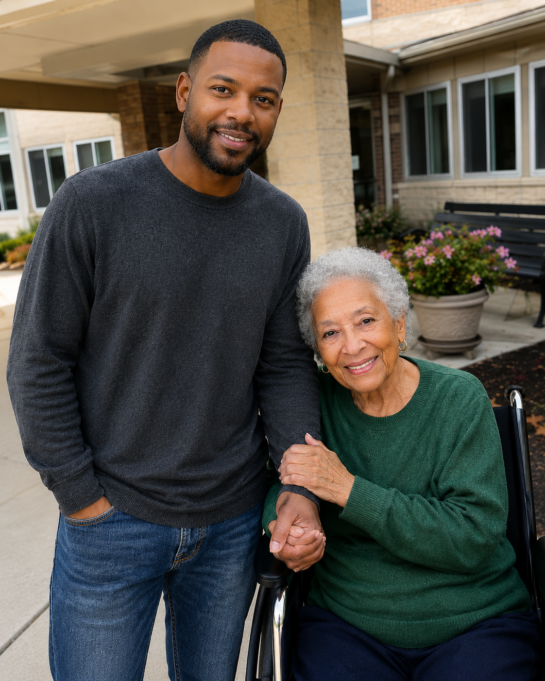 I Pretended to Be an Elderly Woman’s Son at the Nursing Home Because Her Real Family Paid Me – After She Passed Away, the Director Said, ‘She Left One Last Request for You’