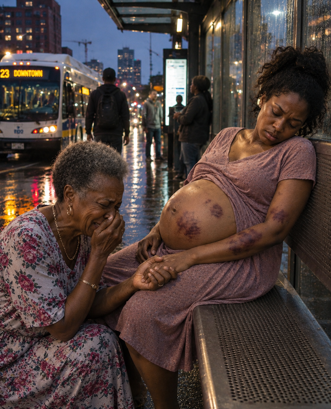 At 5 AM, the police found my 5-month pregnant daughter bleeding out at a freezing bus stop. “Her husband and his mother beat her,” the doctor whispered. “She and the baby won’t survive the night.” My heart completely stopped. Her arrogant, wealthy husband thought he could commit murder and get away with it. He didn’t know about my past. I didn’t cry. I made one phone call to the men I used to work with. His entire mansion was about to become a graveyard.