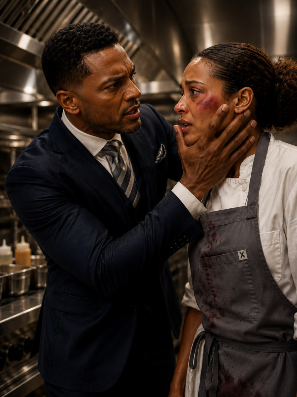 His Fiancée Slapped a Chef in the Kitchen Before Their Engagement Gala… Then One Tearful Confession Destroyed Everything He Thought He Knew