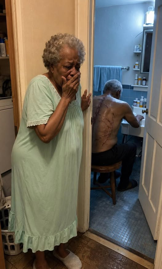 My husband used to lock himself in the bathroom every morning at 4 a.m. for thirty-five years. And the night I finally looked through the keyhole, I understood why he always whispered, “I’m doing this to protect you.”