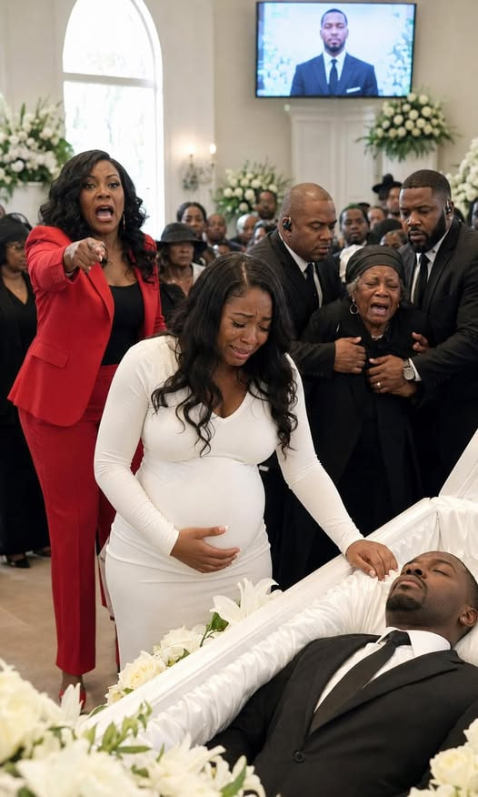 My husband was barely cold in his co.ffin, and my mother-in-law was already demanding the keys to our house. “Pack your bags, incubator,” she sneered, dropping a fake paternity test onto his casket.