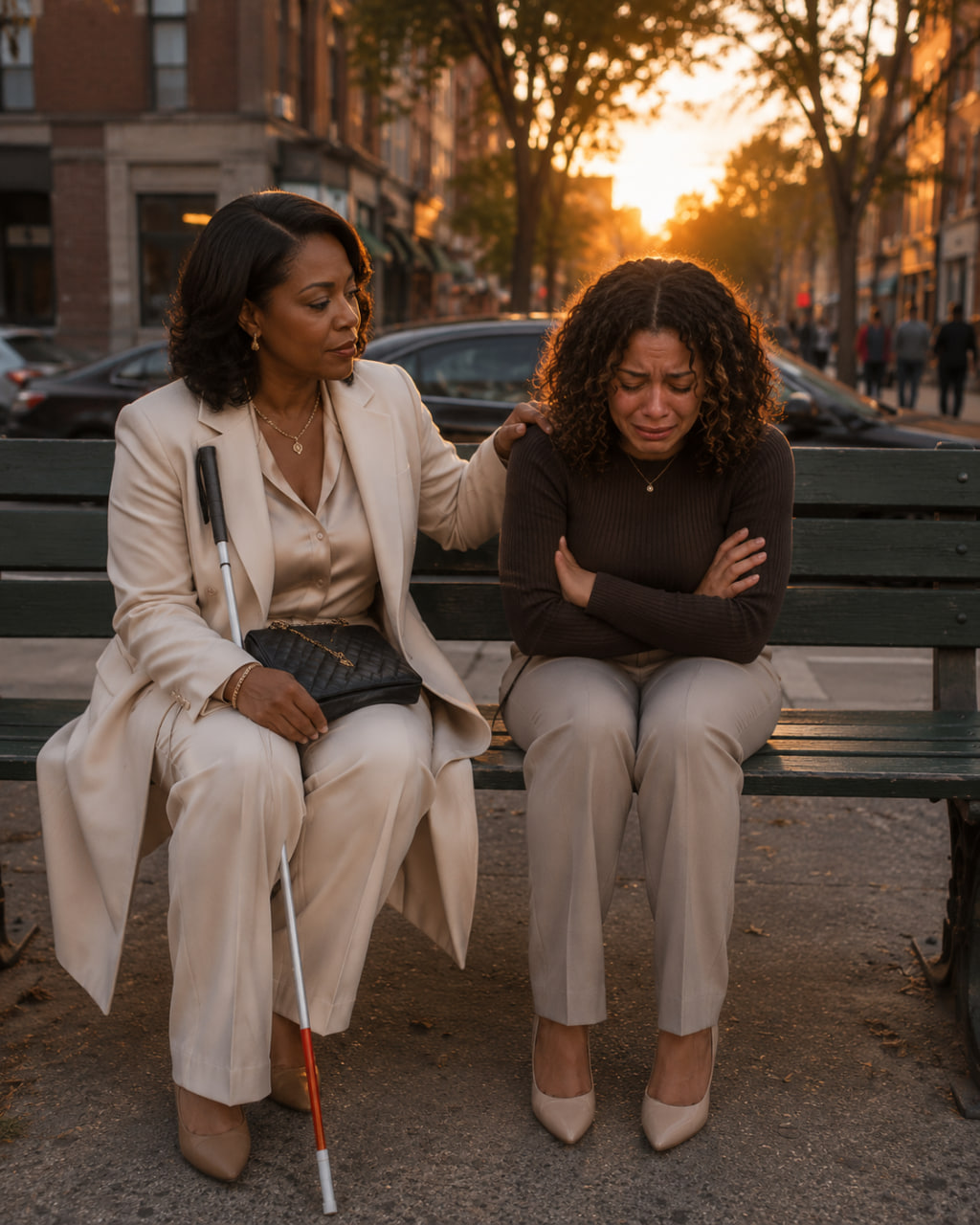 My Husband Stranded Me at a Bus Stop With No Money Then a Blind Millionaire Took My Arm