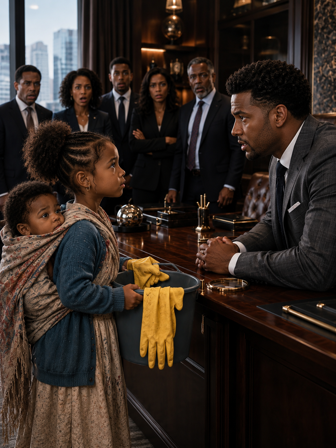 A 7-Year-Old Begged for Work and Said, “My Baby Hasn’t Eaten”—Then Her Fierce Advocate Changed His Life