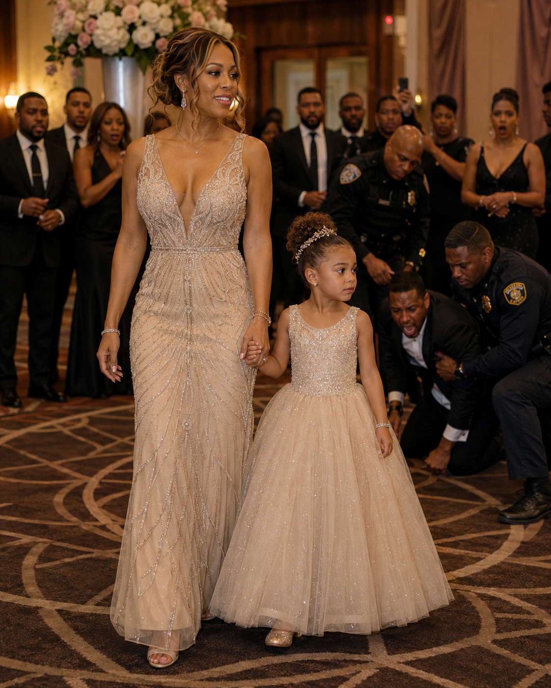 Full part: I Brought My Little Daughter to Surprise My Husband at His Company Gala. Before We Even Reached the Elevators, His Secretary Smiled Coldly and Said, “His Wife and Son Are Waiting Upstairs.” I Quietly Covered My Daughter’s Ears, Called My Third Brother, and Gave One Order That Changed Every Life in That Building: “Take It All Away.”