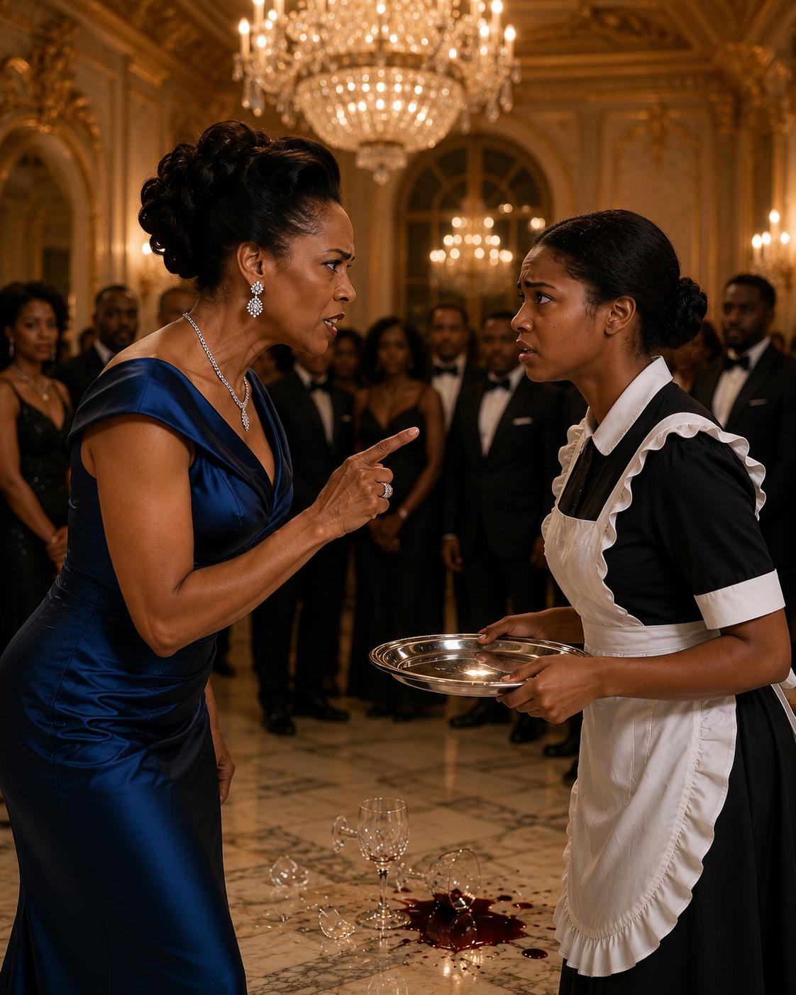 “That Necklace Belonged to My Daughter!” the Billionaire Screamed… Until the Maid Whispered Something That Made the Entire Room Go Silent