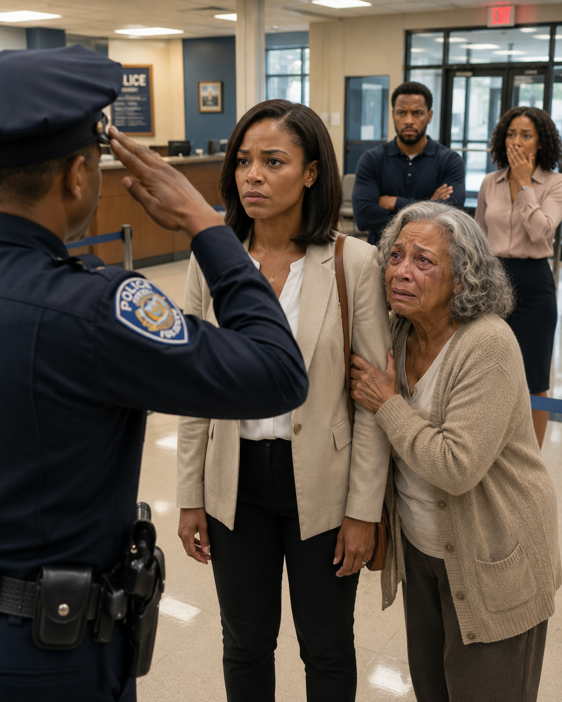 At 2:27 A.M., My Mother Called Me Crying. “Honey… I’m at the Police Station. Your Sister-in-Law Beat Me with a Baseball Bat, Then Convinced the Officers I Attacked Her Because I’m Mentally Unstable. Your Brother Just Stood There and Watched.” When I Walked Into the Station, the Officer Took One Look at Me, Turned Ghost-White, and Stammered, “Ma’am… I-I Think We’ve Made a Terrible Mistake.”