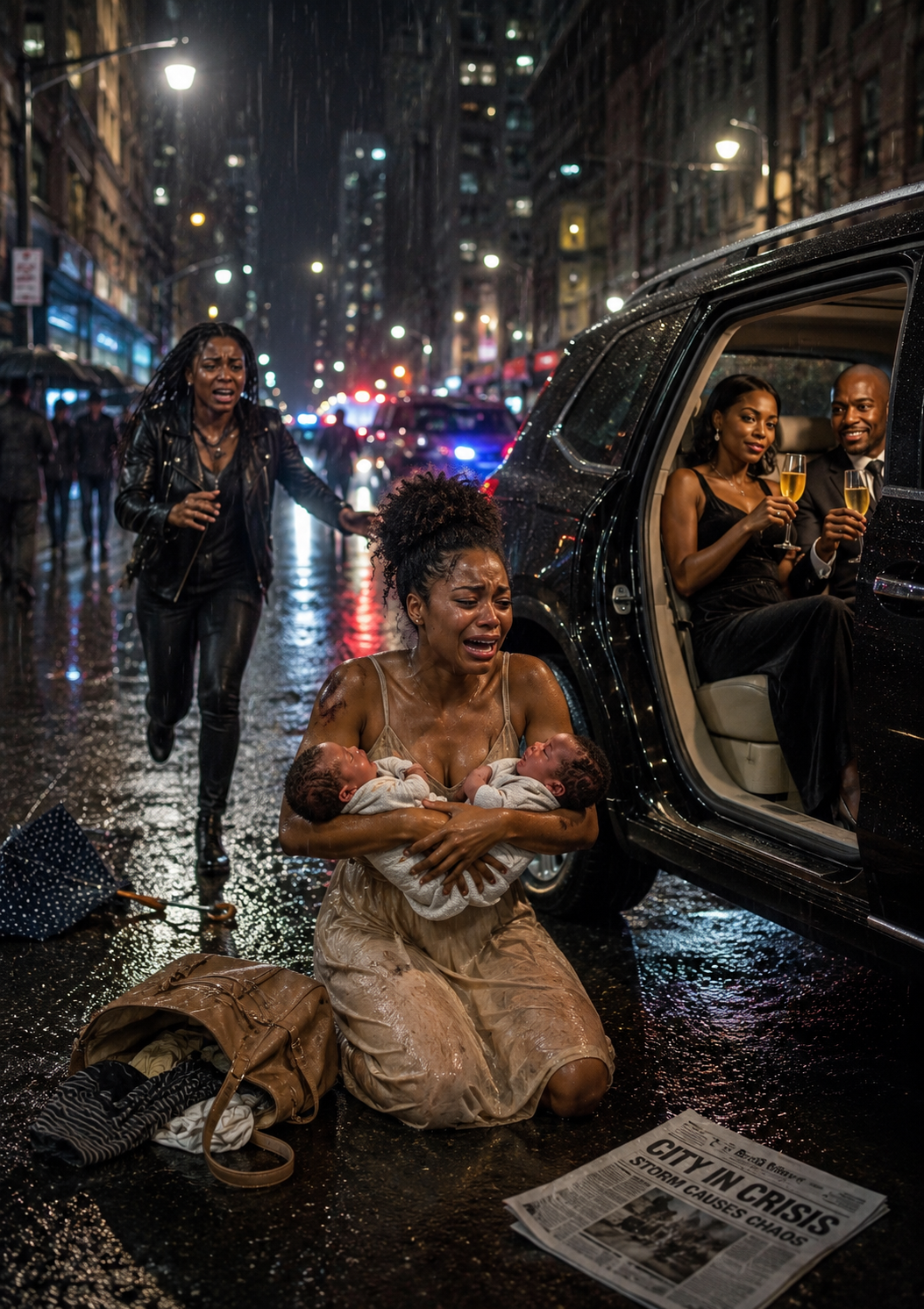 "She's a disgrace, forget her," my dad sneered as I drove through the storm to save my sister and her twins. But when I arrived, federal agents had already rescued them. I called my dad back—and hearing who was standing beside me, his arrogant voice shattered into terrified sobs: "Please... tell them to stop..."