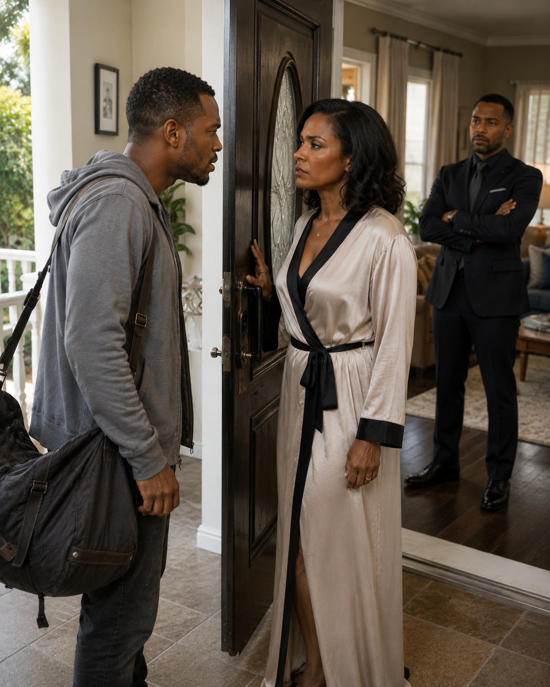 After three years in prison, I returned home hoping for nothing more than to hug my father, but my stepmother opened the door and said, “He d!ed a year ago. This house is mine now.”