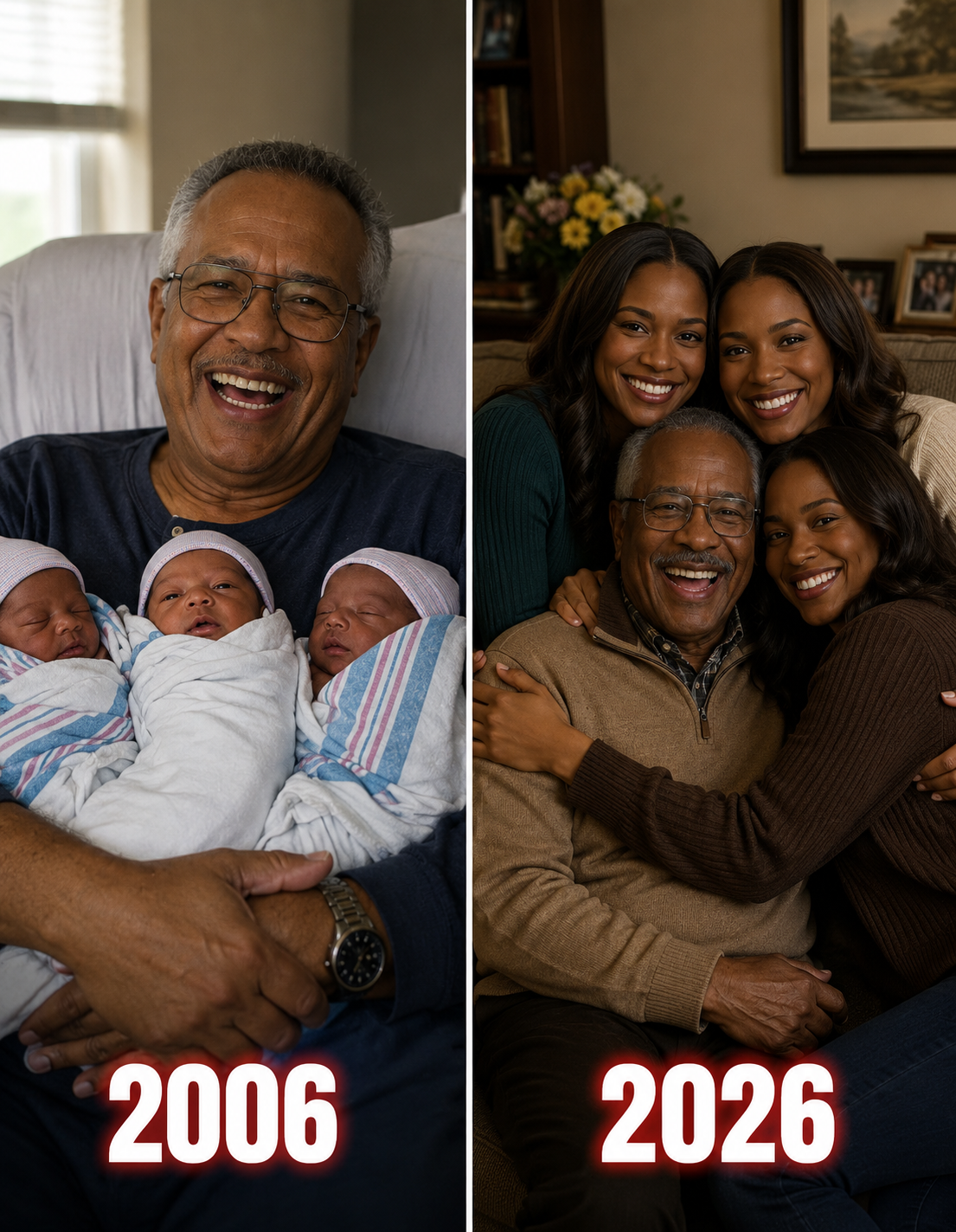 My Daughter Walked Out Right After the Triplets Were Born – 20 Years Later, She Came Back, and What My Granddaughters Did Split Our Lives Into Before and After