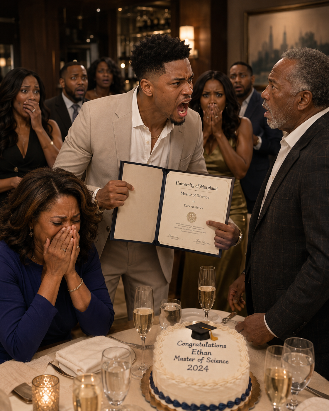 For 20 years, I raised my husband’s illegitimate son as my own. On the day he received his master’s degree, my husband stood in front of everyone and said, “Thank you for taking care of my mistress’s son!