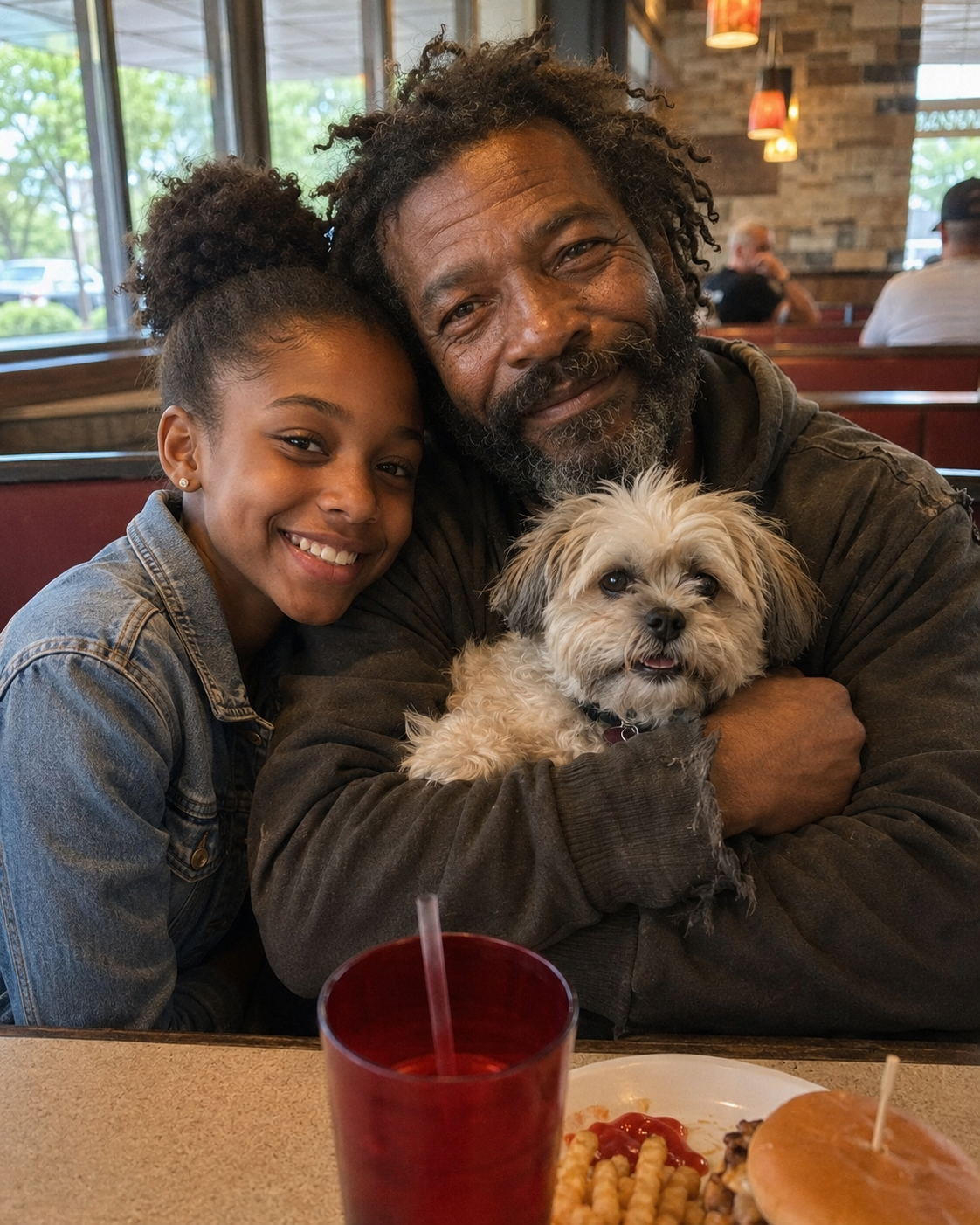My 10-Year-Old Daughter Spent Her Last Money Buying Lunch for a Homeless Man – The Next Morning, He Appeared at Our Door and Whispered Words That Changed Everything I Knew