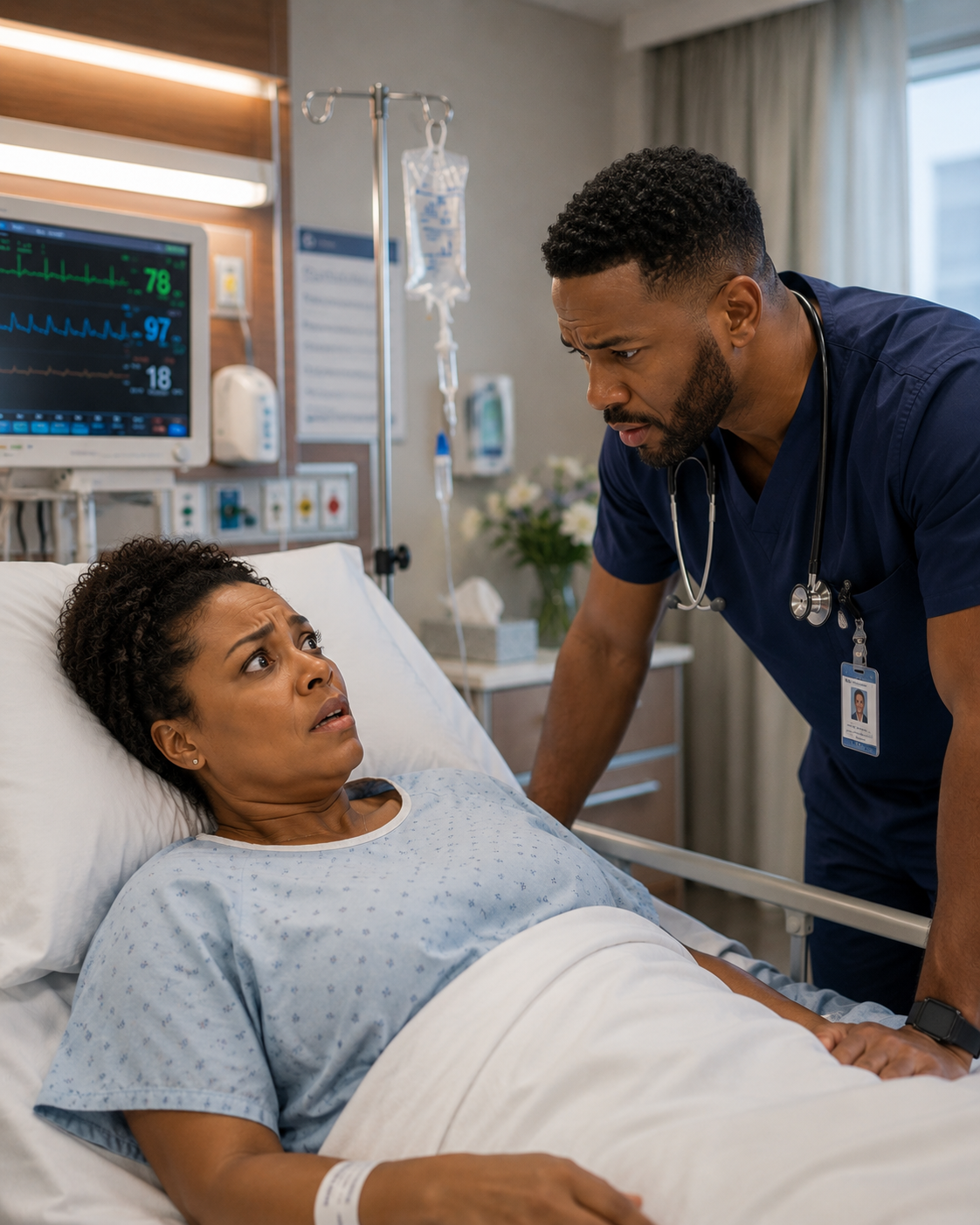 I was dying in the delivery room. The famous surgeon who walked in to save me was the same man who threw me out into the freezing rain 9 months ago—my ex-husband. “Don’t try to trap me with a bastard child to save your meal ticket,” he sneered. He thought I had cheated. “We’re losing them!” the nurse screamed. But before I passed out, I whispered a secret that made him stagger backward in pure horror…