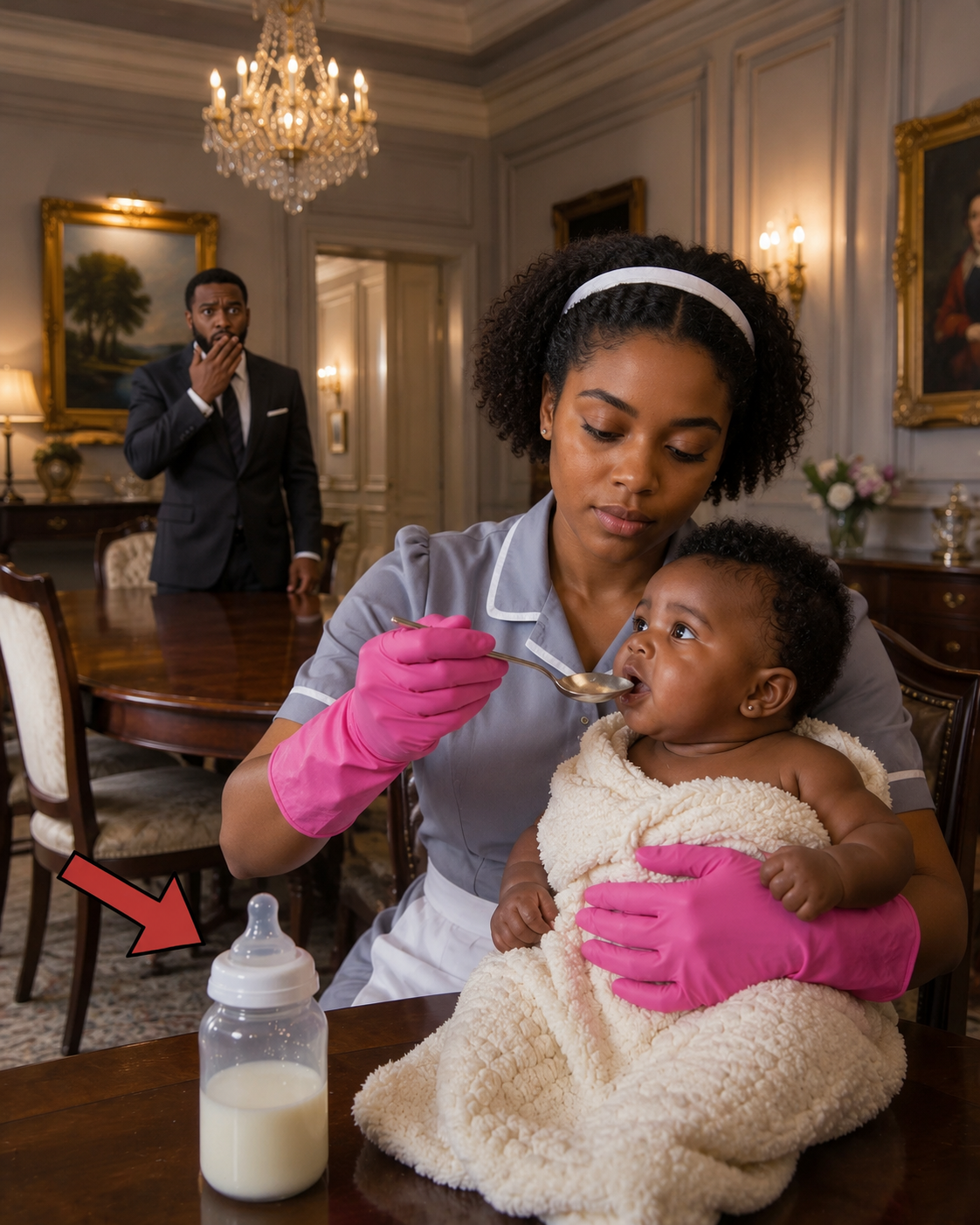 The Millionaire’s Baby Was Fading Day by Day — and No Doctor Had Answers. Only the Housekeeper Noticed the Fatal Detail in His Bottle…