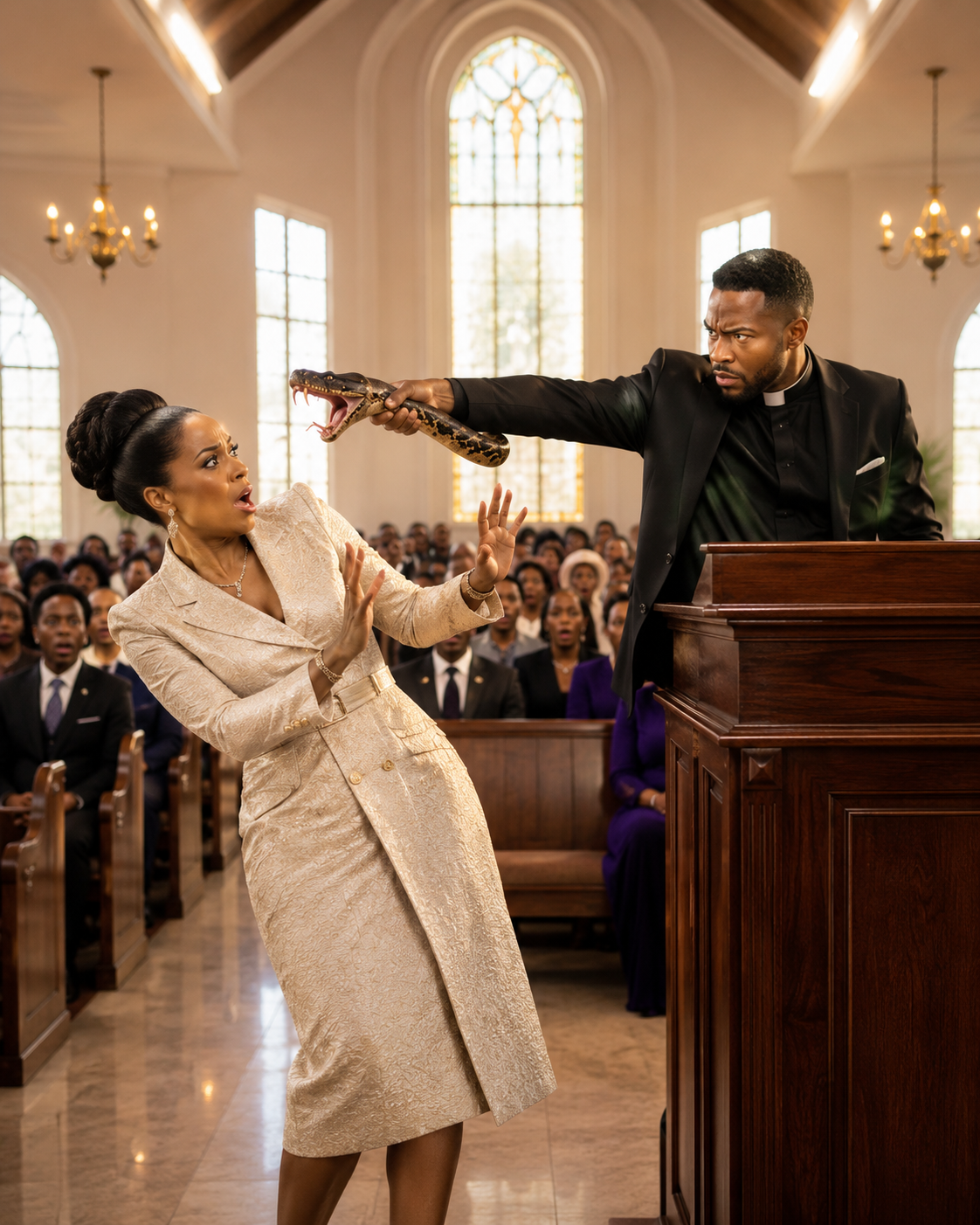 Why the Richest Woman in Church Never Let the Pastor Touch Her Forehead.352