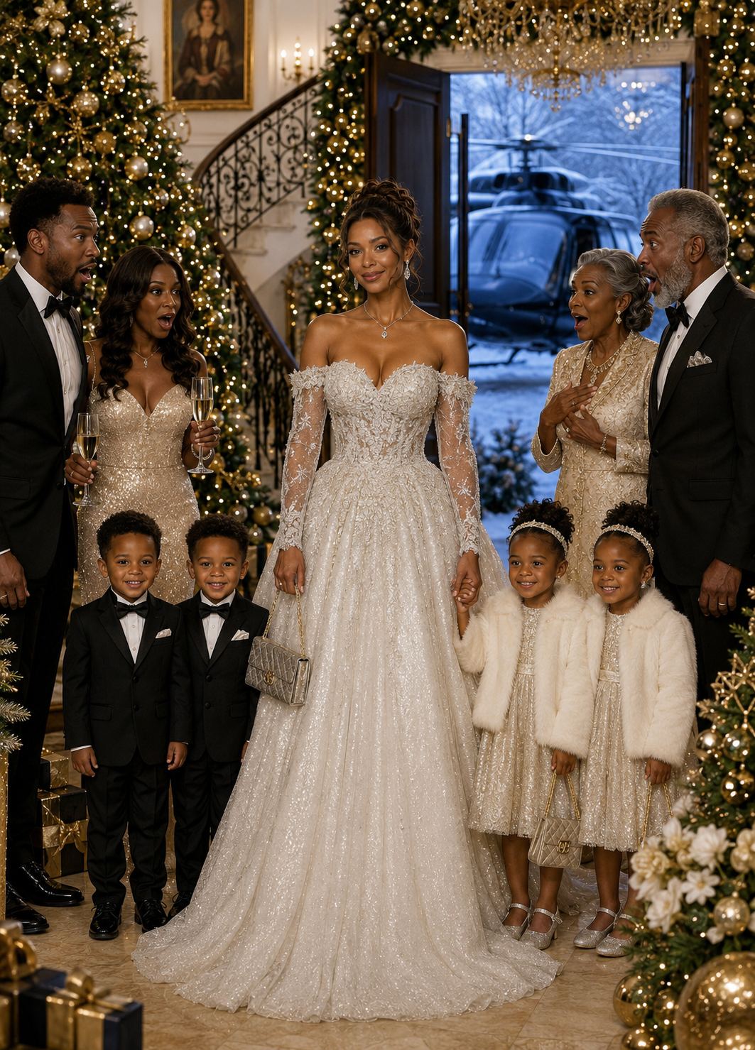 He Invited His “Childless” Ex-Wife to Christmas to M0ck Her—Then She Walked In with the Quadruplets He Abandoned.