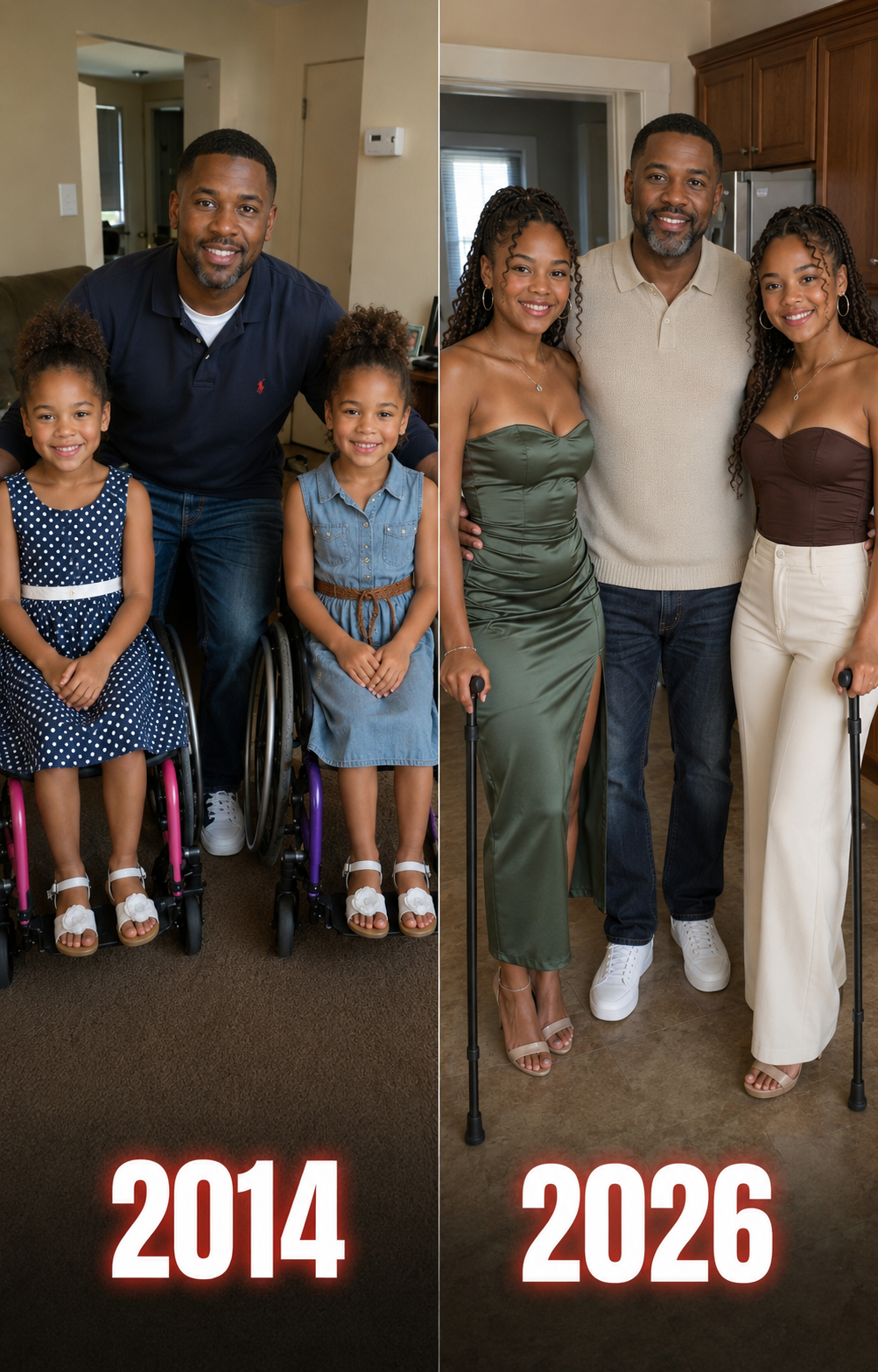 I Raised My Disabled Daughters Alone After Their Mother Walked Away — 12 Years Later, on Father’s Day, They Revealed a Secret That Brought Me to Tears