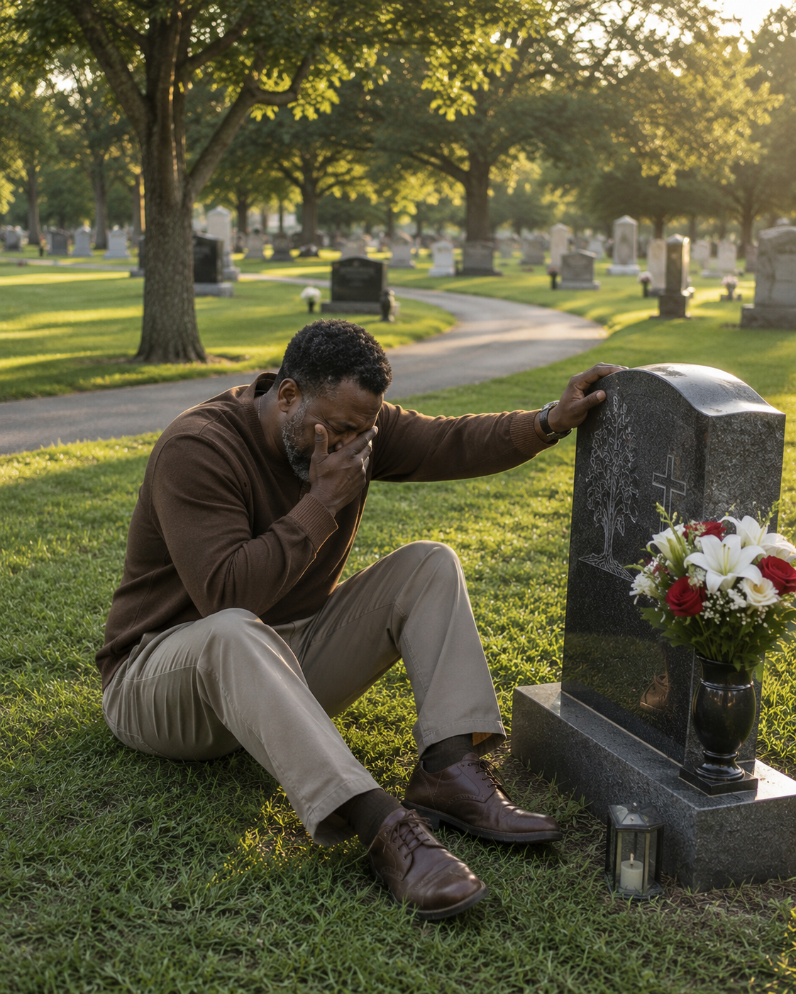 A biker came to my wife’s grave every single week, and for months, I had no idea who he was.