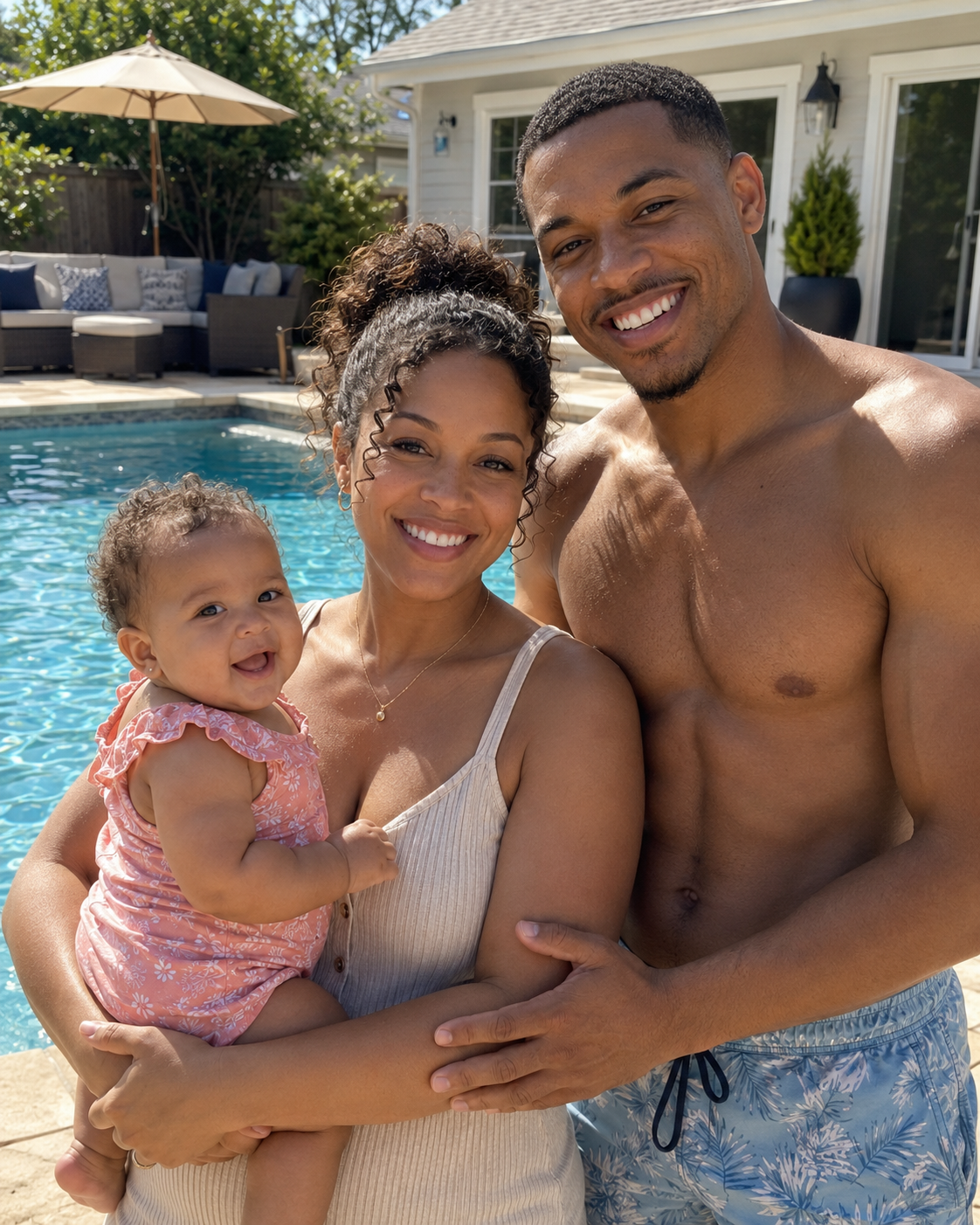I Hired an Actor to Play My Boyfriend at a Pool Party Where My Husband Arrived With the Woman He Left Me For – What My Fake Date Did Next Left Everyone Speechless