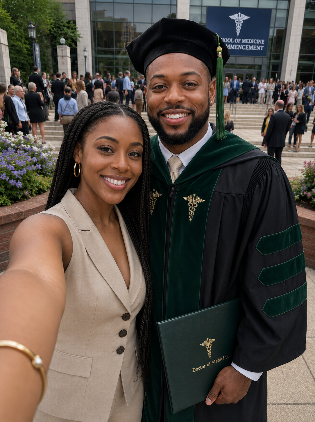 I WORKED TWO JOBS SO MY HUSBAND COULD BECOME A DOCTOR — BUT AT HIS GRADUATION, HE HANDED ME DIVORCE PAPERS. THEN ONE OF HIS CLASSMATES STOPPED ME AND WHISPERED, “DON’T LEAVE YET… YOU NEED TO KNOW THE TRUTH.”
