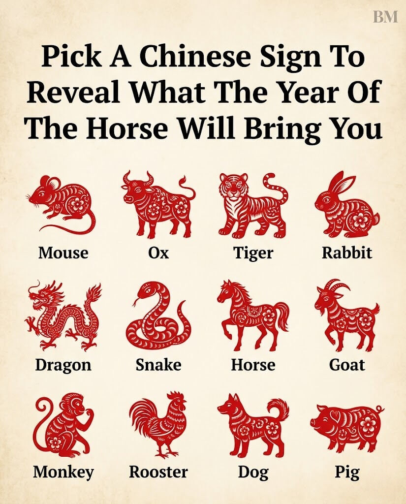 Pick a Chinese Sign and Discover What the Year of the Horse Will Bring You