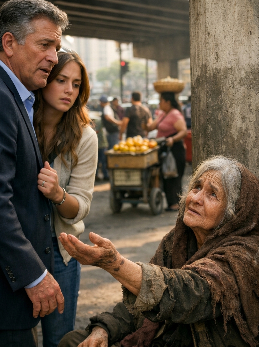 EVERYONE WALKED PAST THE OLD BEGGAR WOMAN UNTIL YOUR DAUGHTER POINTED AT HER WRIST AND WHISPERED, “DAD… SHE HAS YOUR BIRTHMARK” AND THE SECRET YOUR BILLIONAIRE FAMILY BURIED FOR THIRTY YEARS BEGAN TO BREATHE AGAIN