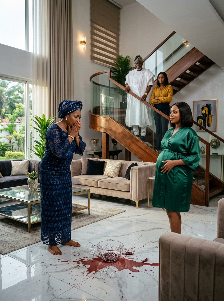 "I am pregnant for your father, and he says the house in Lekki now belongs to me."