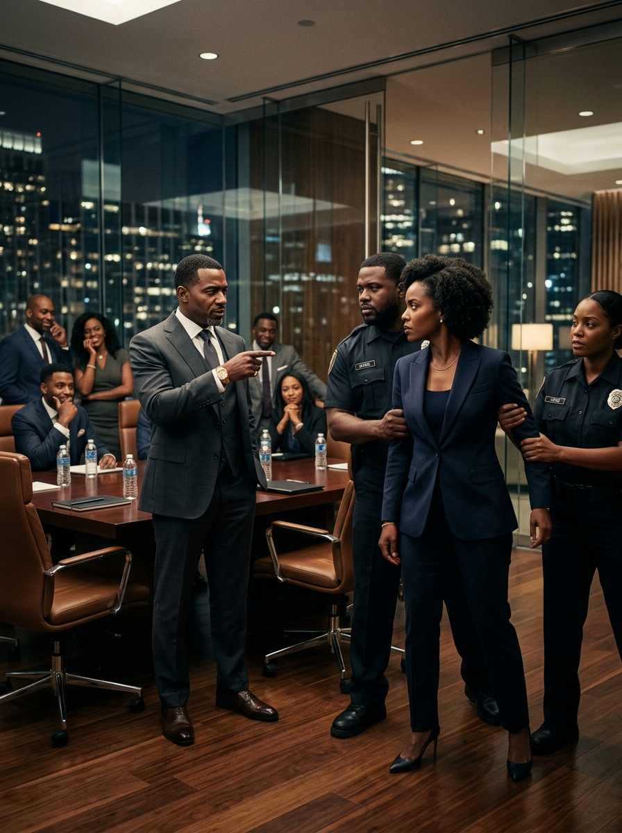 SHE WAS DRAGGED OUT OF THE MEETING… UNTIL THE CEO CALLED HER “MY PARTNER”