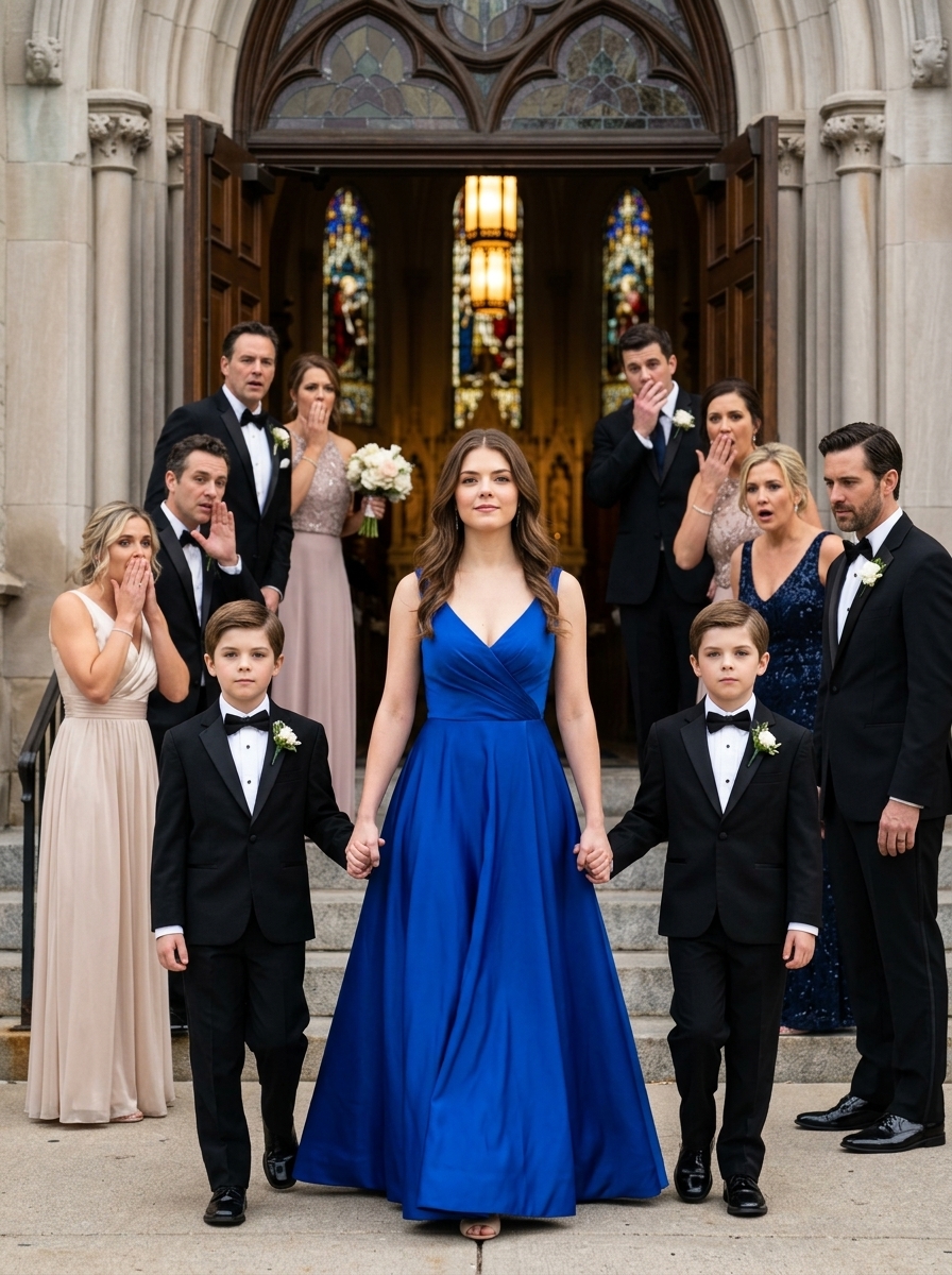 Then My Son Asked, “Did Daddy Make Us Lose Our Home Because He Stole?” The Entire Wedding Went Silent—And My Ex Finally Realized the Truth Had Arrived.