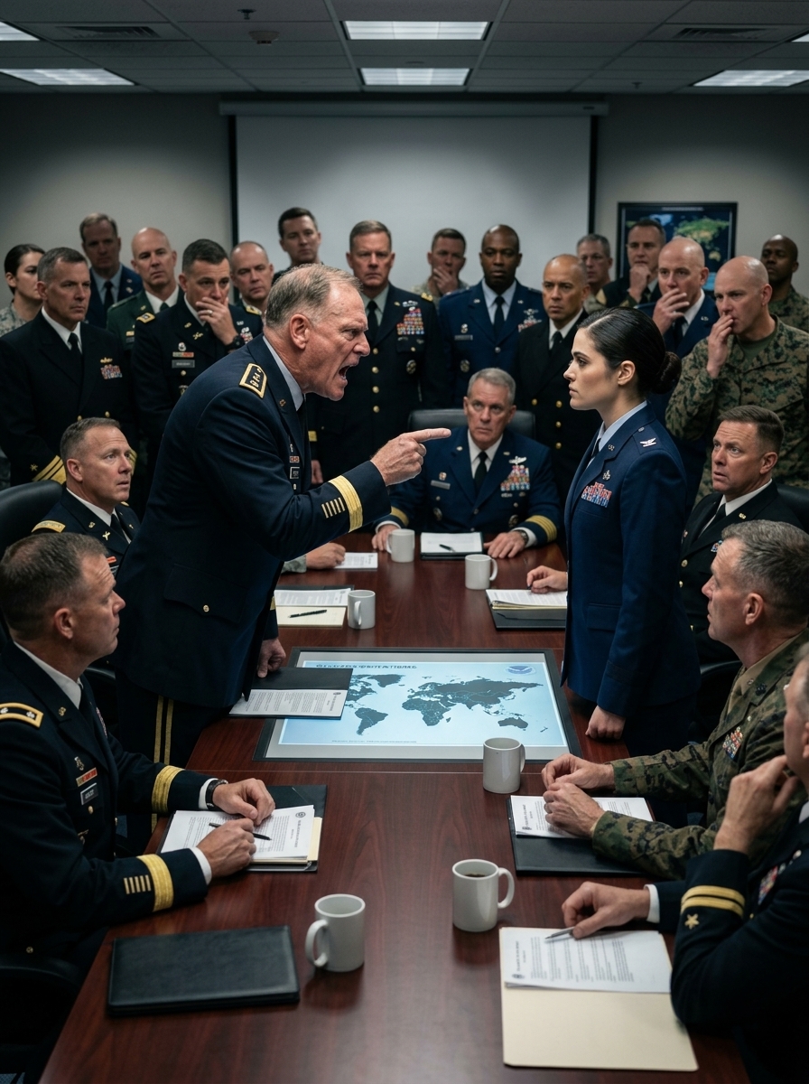 The SEAL colonel stepped into a room full of generals and said, “I need a Tier-1 sniper now.” I rose from the back row, but my father laughed in front of everyone. “Sit down. You are a zero.” Then the colonel turned toward me and asked one question no one in that room expected: “Call sign?” The second I looked up, the man who had spent his life making me feel small forgot how to breathe.
