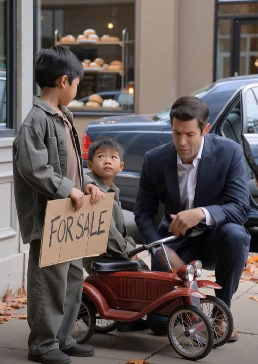 The boy was selling the only thing his dead father ever gave him.