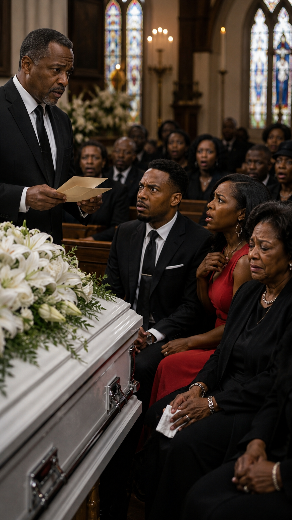 AT MY DAUGHTER’S FUNERAL, HER HUSBAND’S MISTRESS LEANED IN AND WHISPERED, “I WON”… UNTIL THE LAWYER STEPPED FORWARD TO READ THE WILL