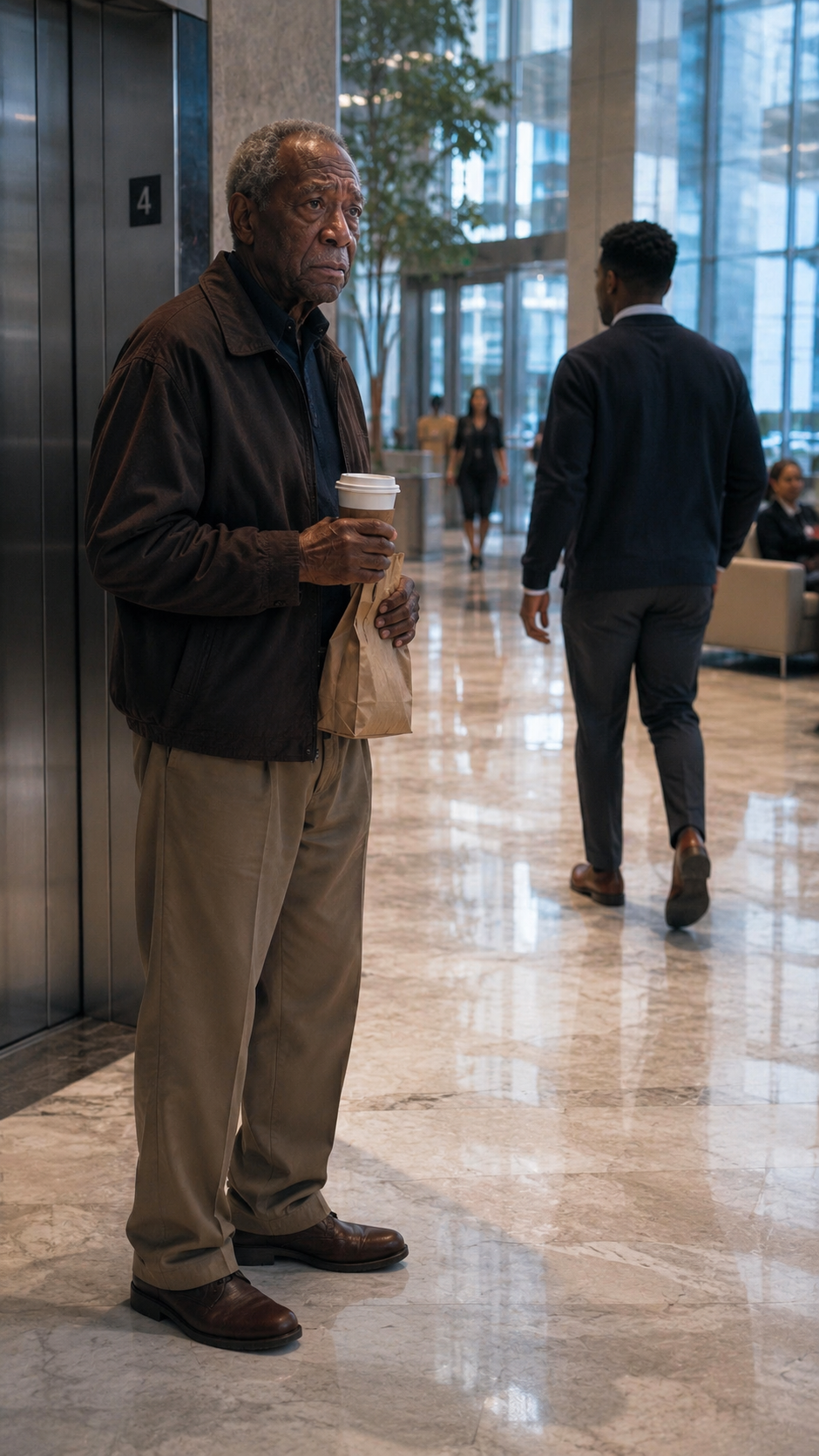 I decided to visit my wife at her job as a CEO. At the entrance, there was a sign that said…