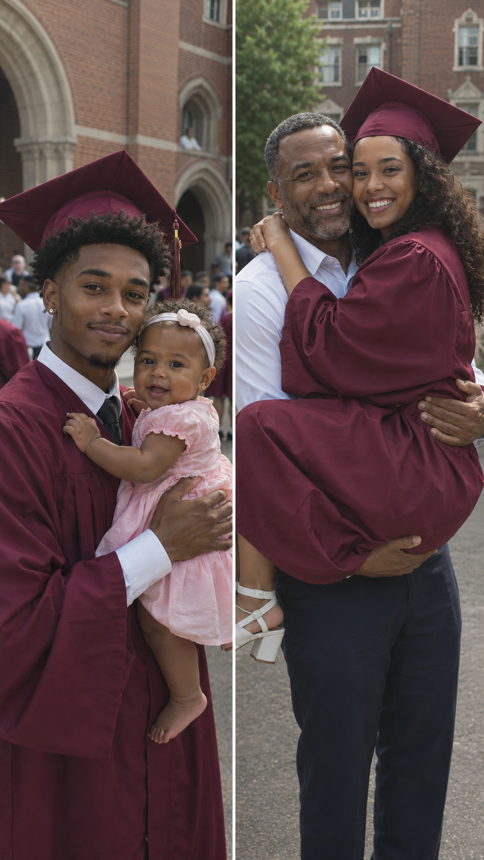 My dad raised me alone after my birth mother abandoned me. On my graduation day, she suddenly appeared in the crowd, pointed at him, and said, “There’s something you need to know about the man you call ‘father.'” The truth left me questioning everything I thought I knew about the man who raised me.