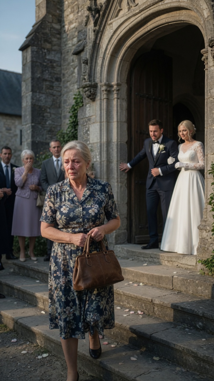AT MY SON’S WEDDING, HE BLOCKED THE DOOR AND TOLD ME I WAS NO LONGER FAMILY… BUT I HAD ALREADY SENT THE ONE MESSAGE THAT WOULD CHANGE EVERYTHING