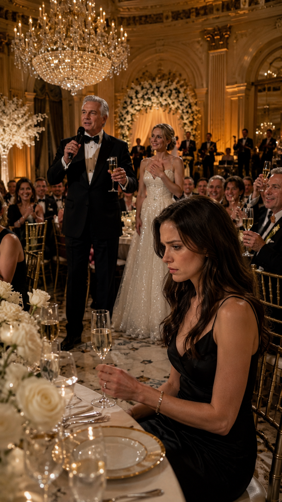 At Night  Sister’s Wedding, My Father Raised His Fist at My and Everything We Called Family Shattered in Front of Two Hundred Witnesses.