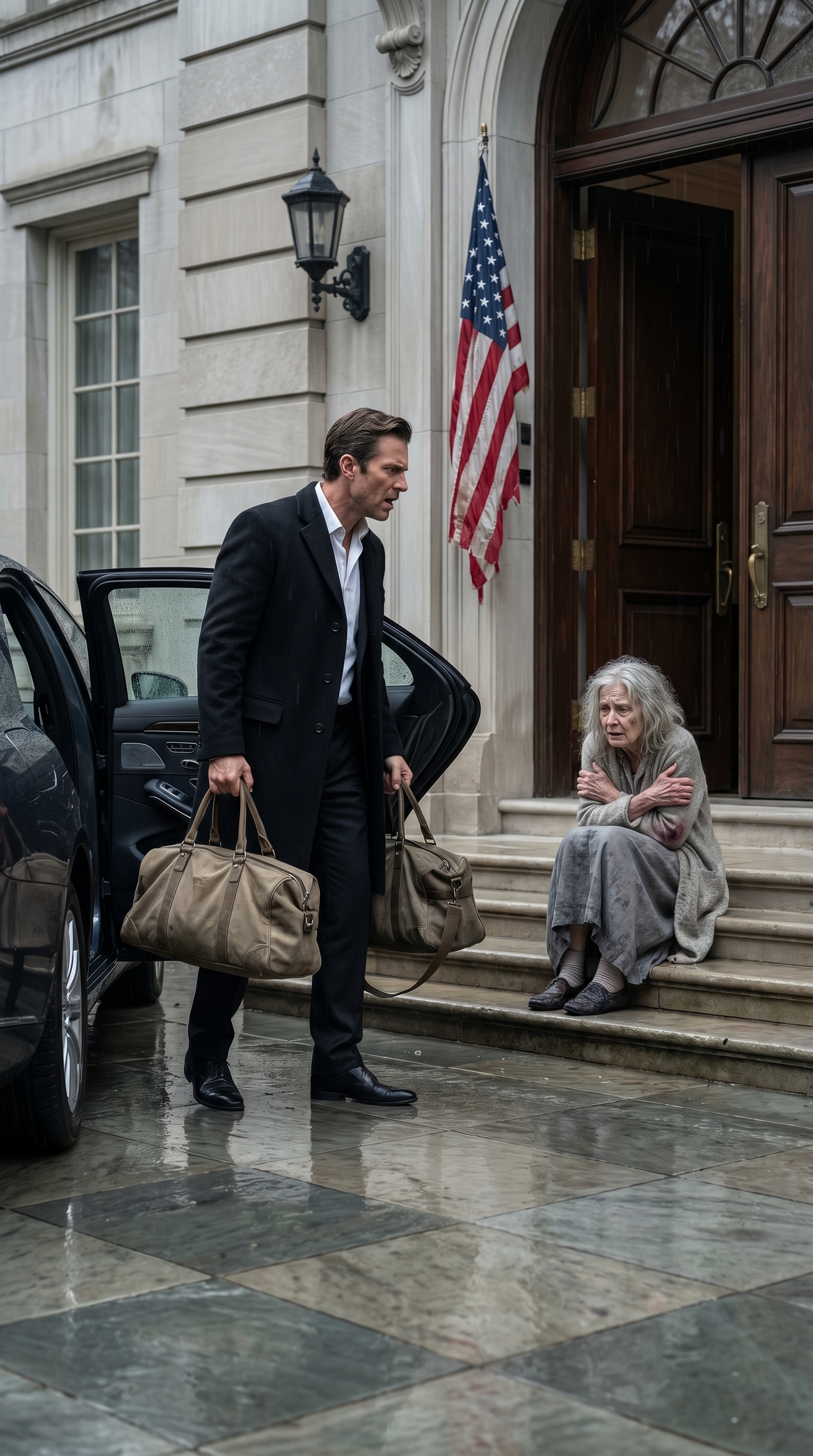 AFTER 5 YEARS AWAY BUILDING A BILLION-DOLLAR EMPIRE, HE RETURNED HOME TO SURPRISE HIS WIFE… BUT WALKED IN ON HER KISSING ANOTHER MAN WHILE HIS MOTHER SAT THERE SHAKING IN FEAR