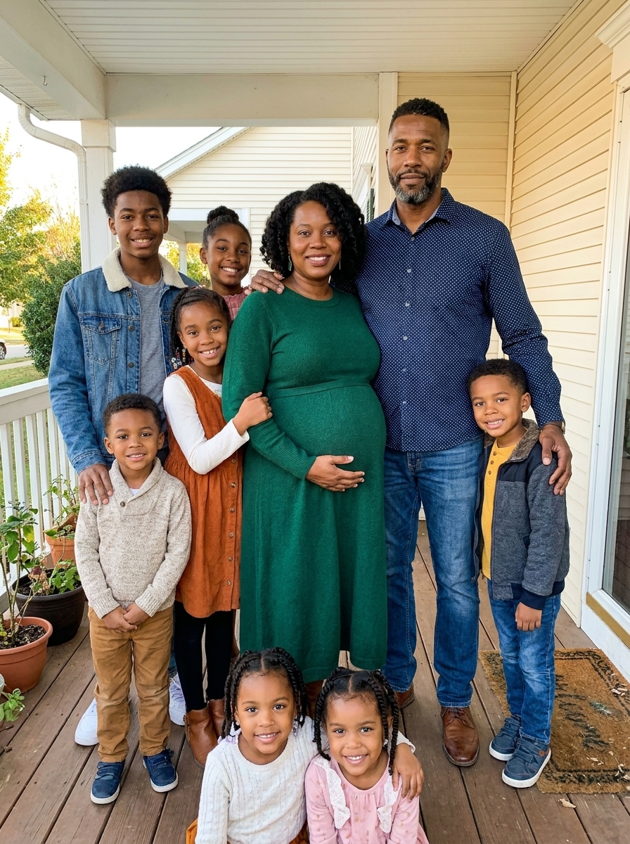 Eight Months Pregnant and Suddenly Raising Seven Children Alone, Until One Quiet Family Decision Changed Everything at His Beachside Wedding