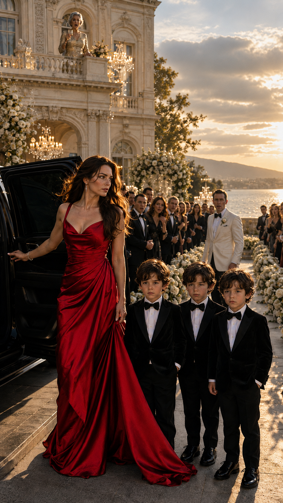Part 2: "I brought my five-year-old triplet sons to my millionaire ex-husband’s wedding, and the second his family saw them, the entire mansion went completely silent.