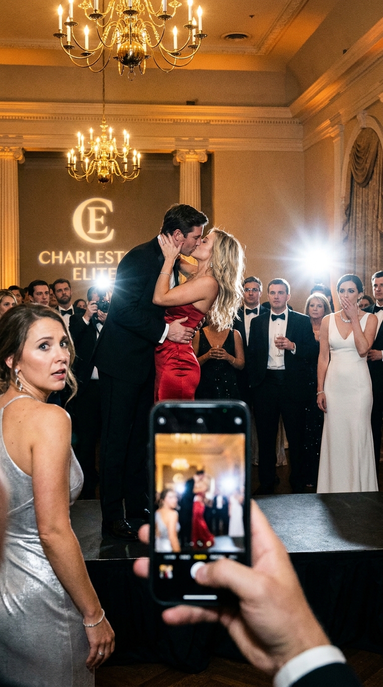 HE KISSED HIS MISTRESS ON STAGE — BUT FROZE WHEN HIS WIFE ANNOUNCED SHE OWNED THE ENTIRE EMPIRE