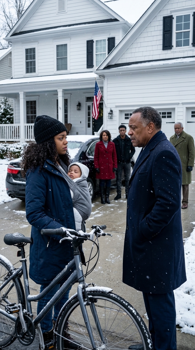 My Grandpa Found Me Walking With My Newborn And Asked, “Why Aren’t You Driving The Car I Gave You?” I Told Him The Truth: “I Only Have This Old Bicycle. My Sister Is The One Driving The Mercedes.” He Went Quiet, Then Said, “Alright. I’ll Handle This Tonight.” I Thought He Meant A Family Talk. I Was Wrong.