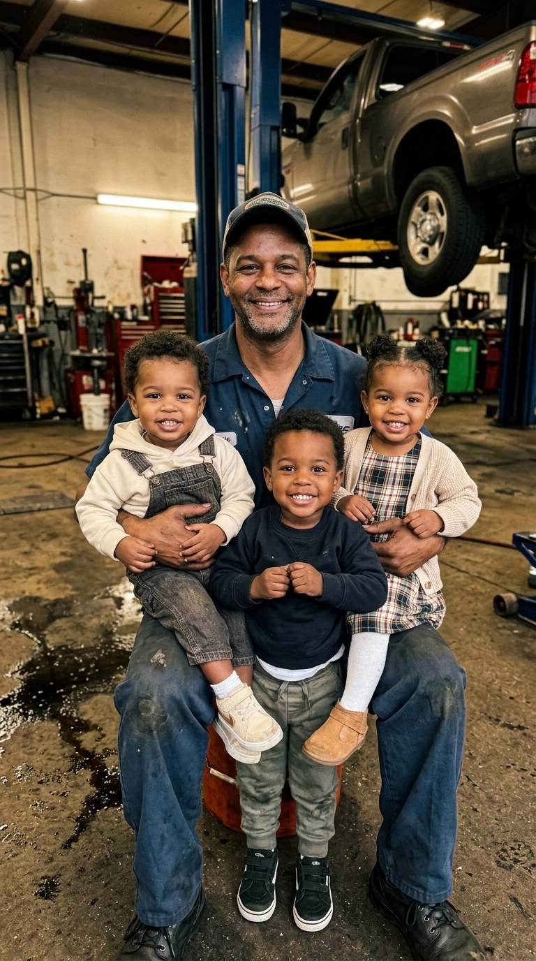 A Single Dad Mechanic Returned a Lost Wallet Holding an Elderly Man’s Life Savings. What Happened the Next Morning Changed His Family Forever